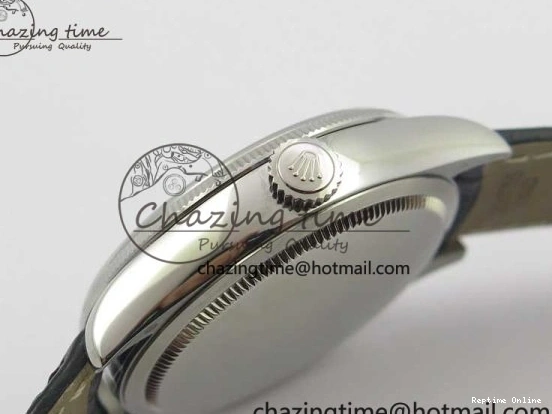 0510 Cellini 50519 Real Date SS BP Maker Best Edition Black Dial Sticks Markers on Black Leather Strap SA Affordable 3087